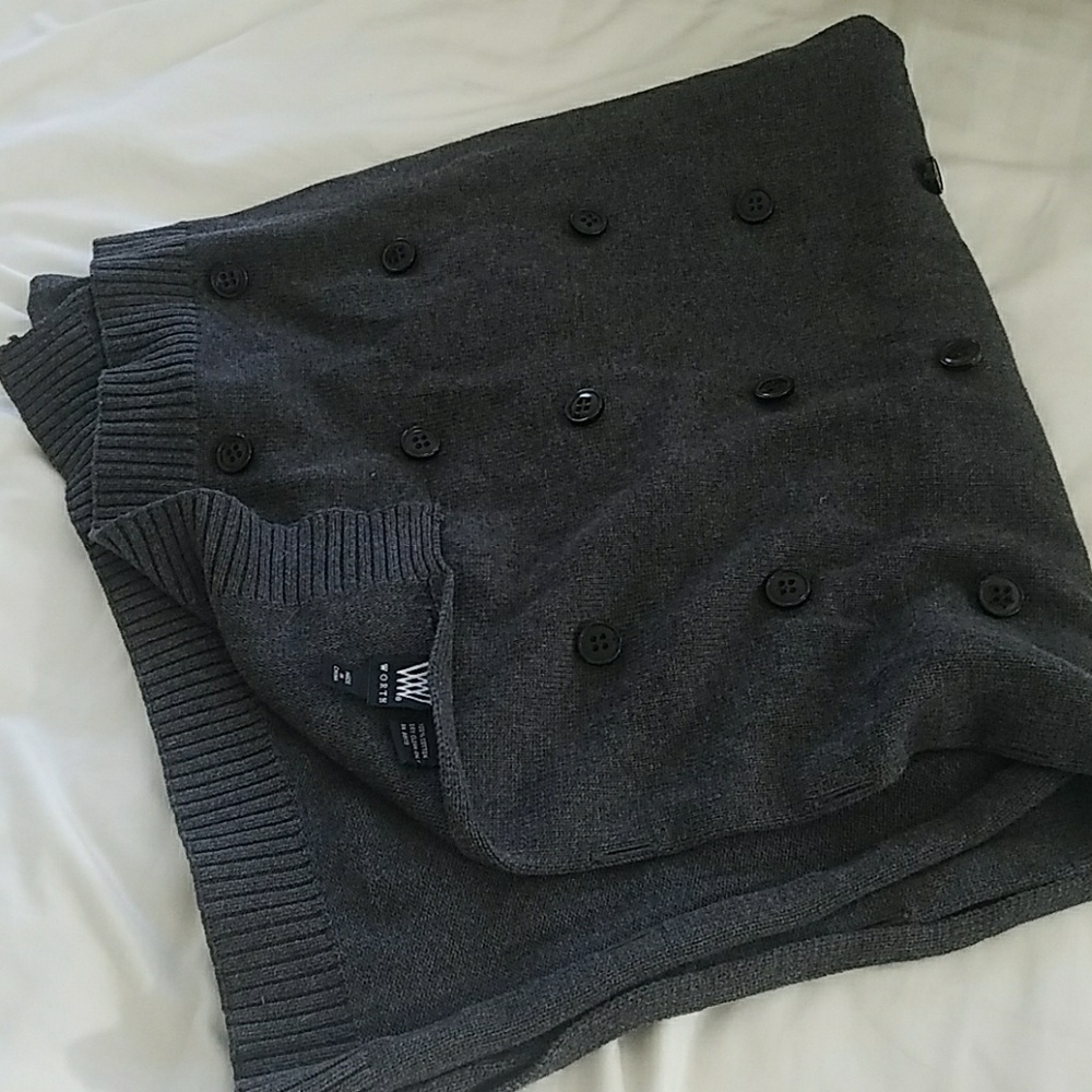 WORTH shawl sweater cotton new